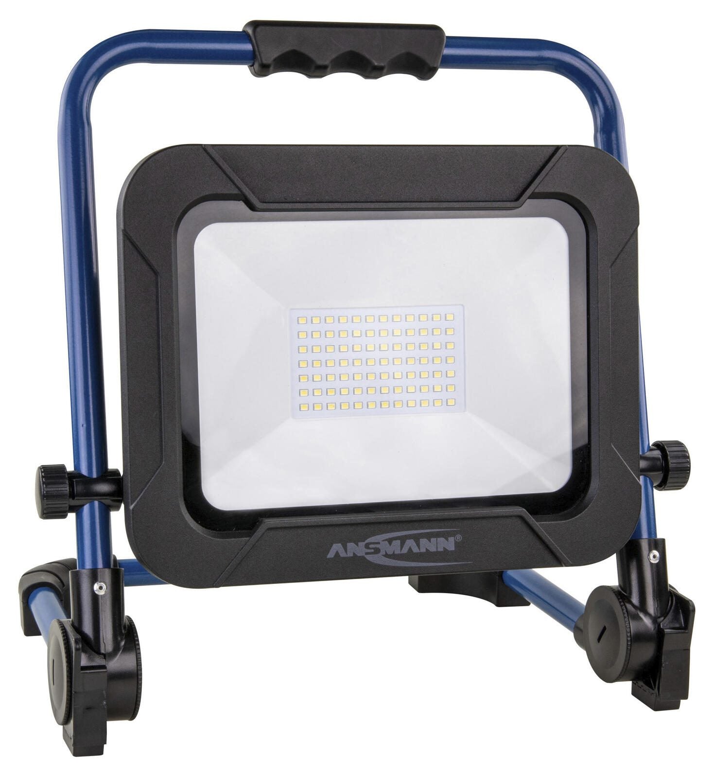 ANSMANN Akku-LED-Baustrahler 50 W blau/schwarz