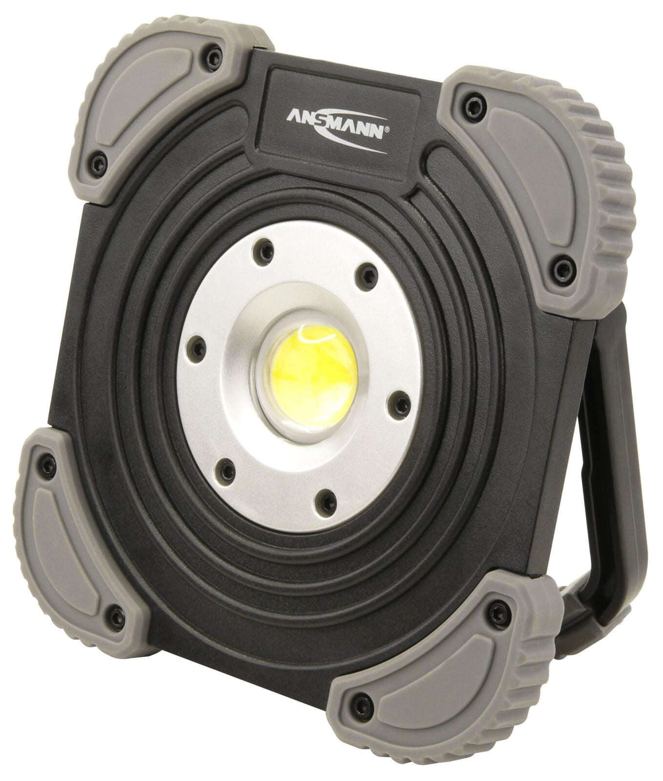 ANSMANN Akku-LED-Baustrahler 10 W schwarz/grau