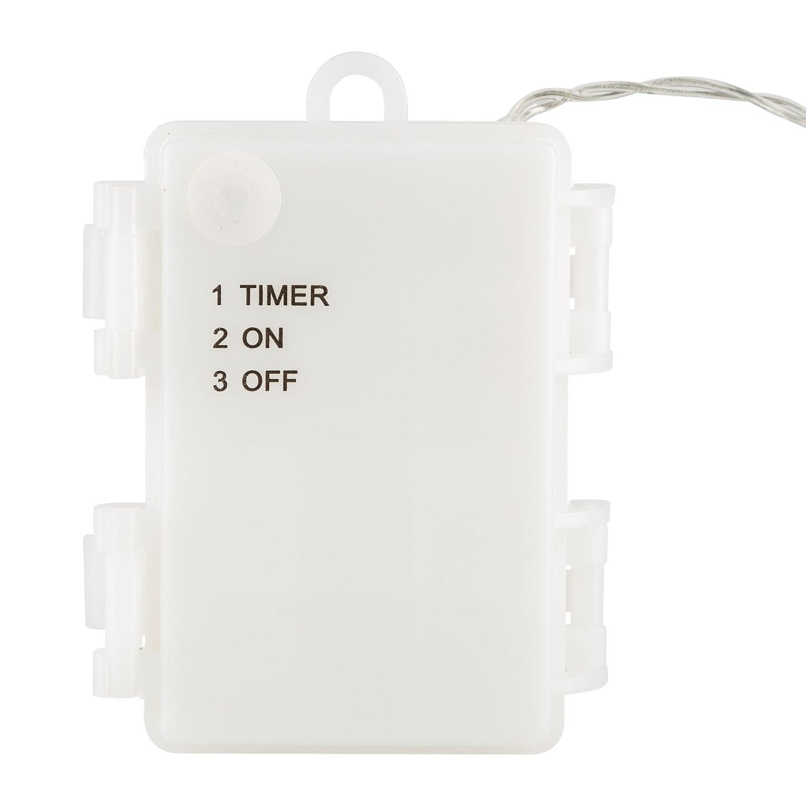 Idena Lichterkette 4.1 m transparent