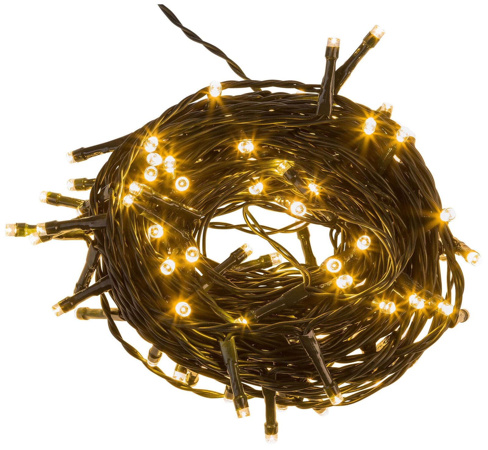 Idena Lichterkette 20 m dunkelgrün