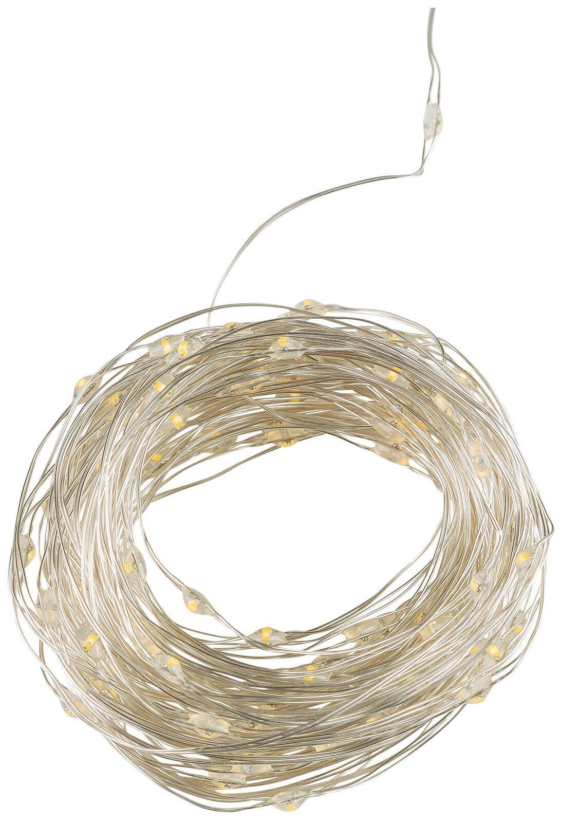 Idena Lichterkette 10.2 m silber