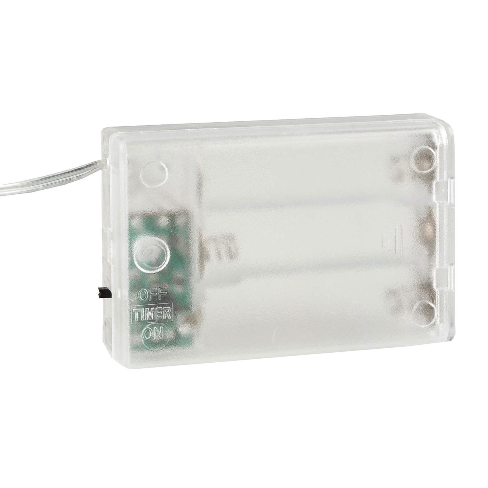 Idena Lichterkette 2.6 m transparent
