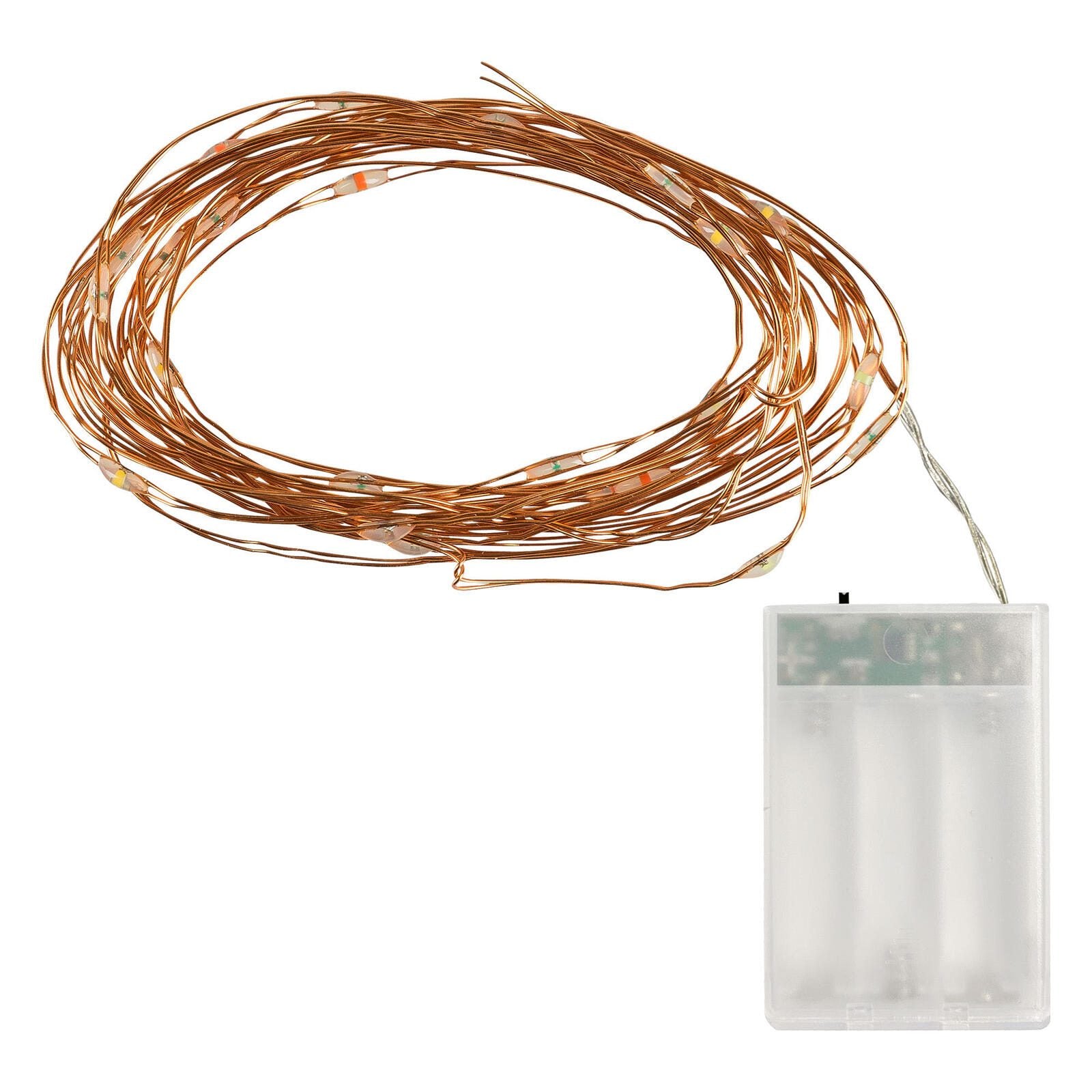 Idena Lichterkette 3.2 m kupfer