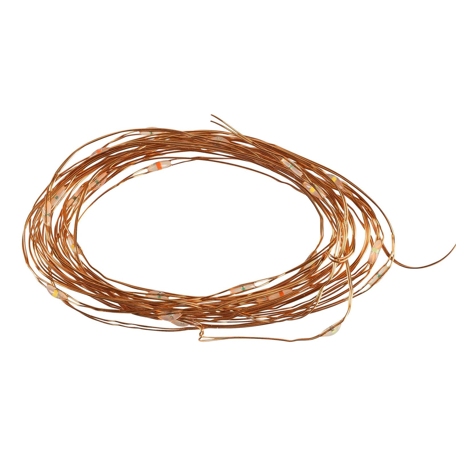 Idena Lichterkette 3.2 m kupfer