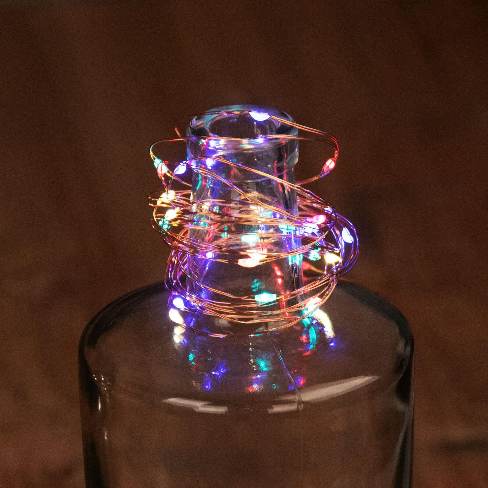 Idena Lichterkette 3.2 m kupfer
