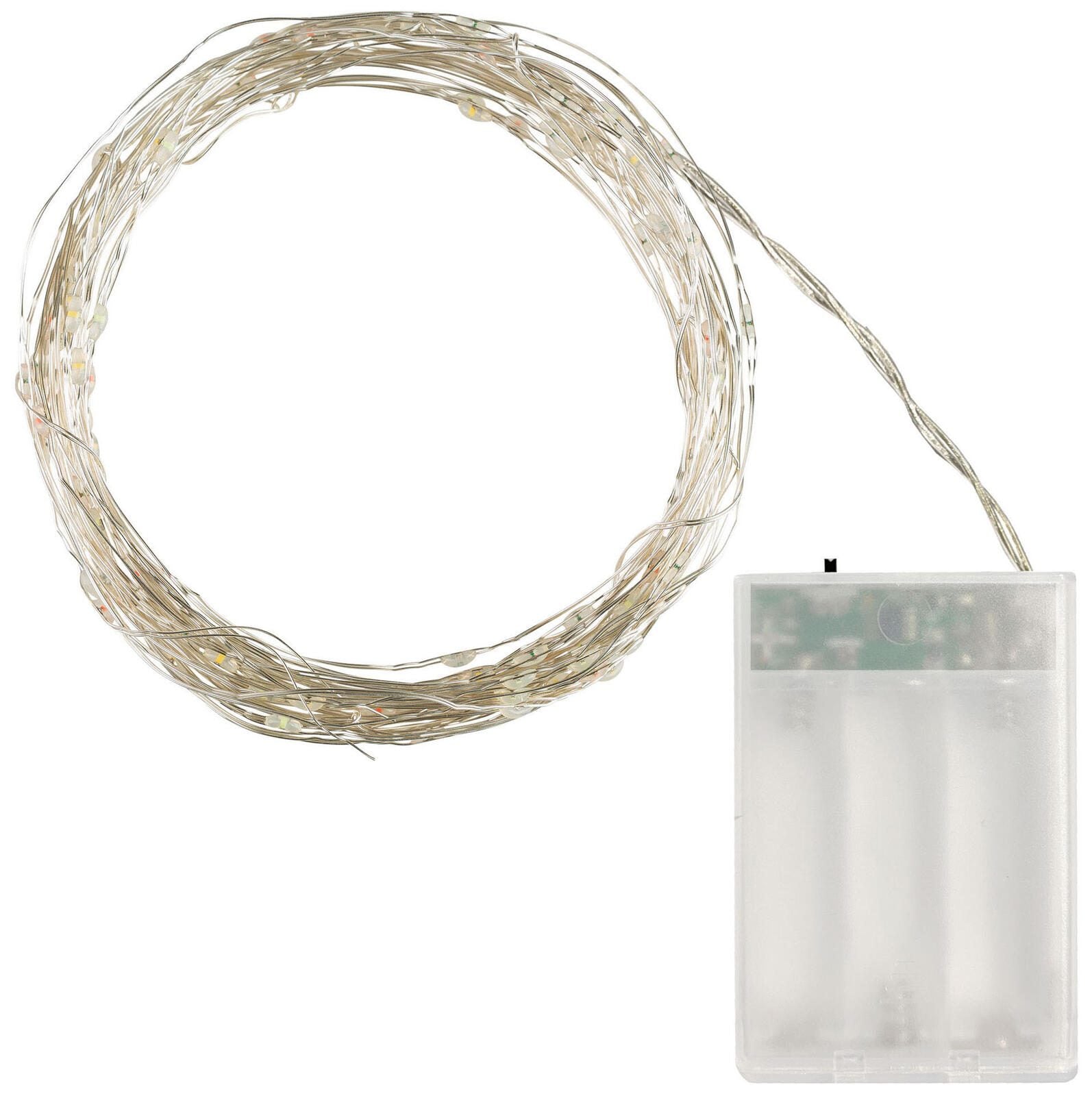 Idena Lichterkette 5.2 m silber