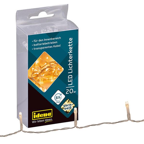 Idena Lichterkette 1.8 m transparent