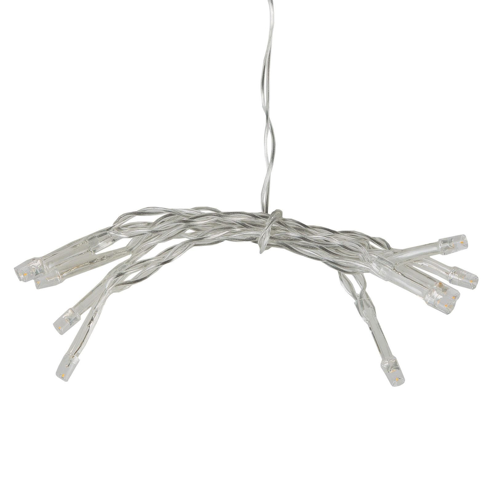 Idena Lichterkette 1 m transparent