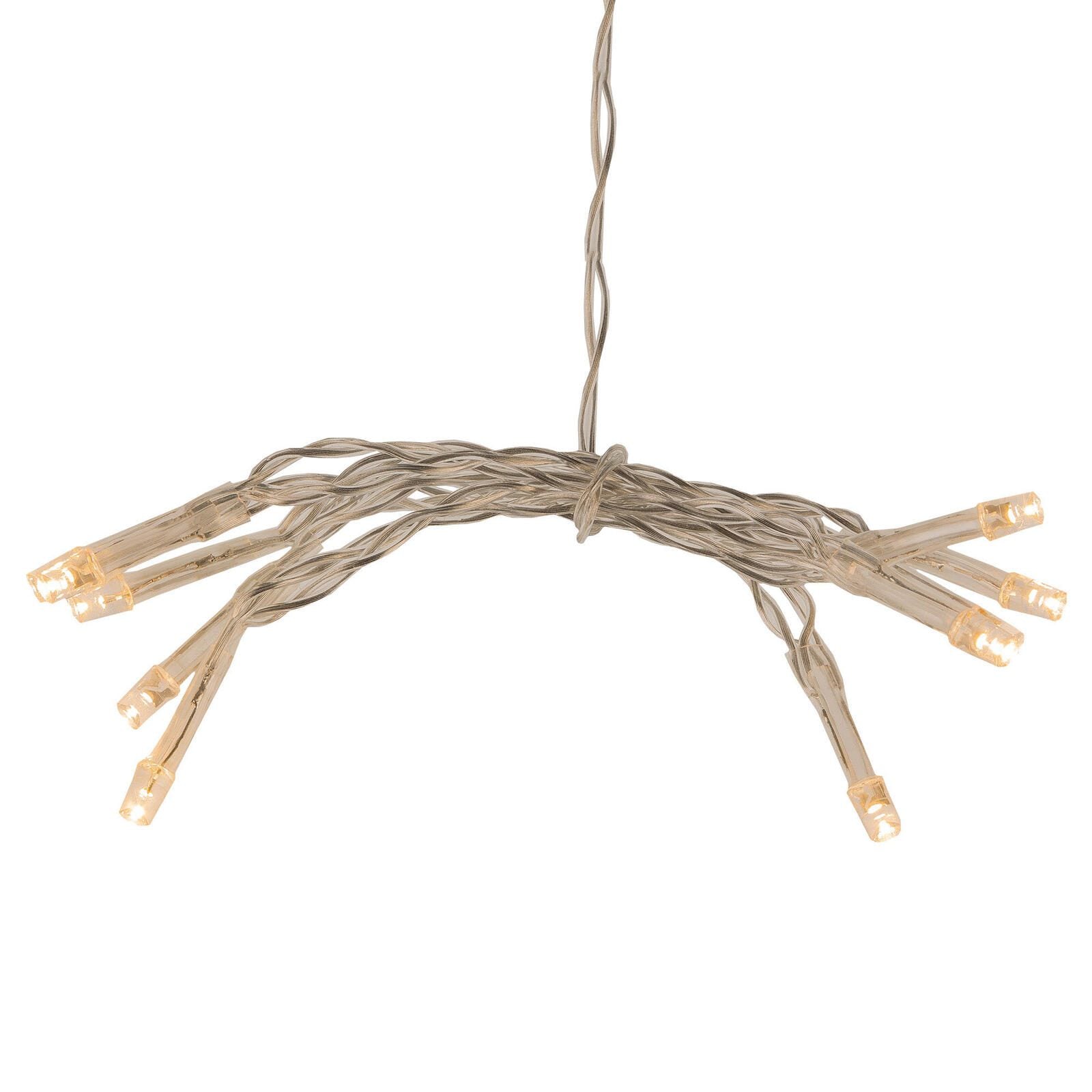 Idena Lichterkette 1 m transparent