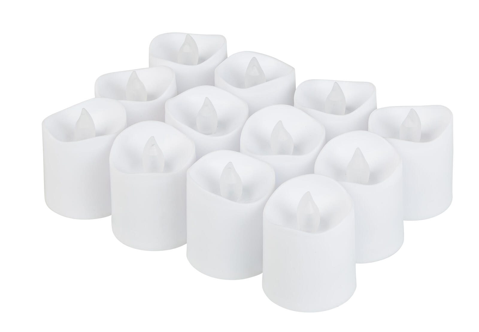 Idena LED-Teelichter 4.5 cm weiß