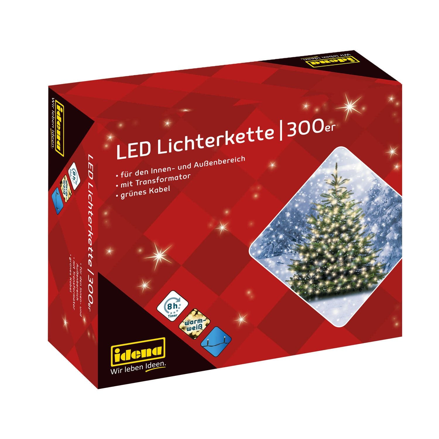 Idena Lichterkette 37.9 m dunkelgrün