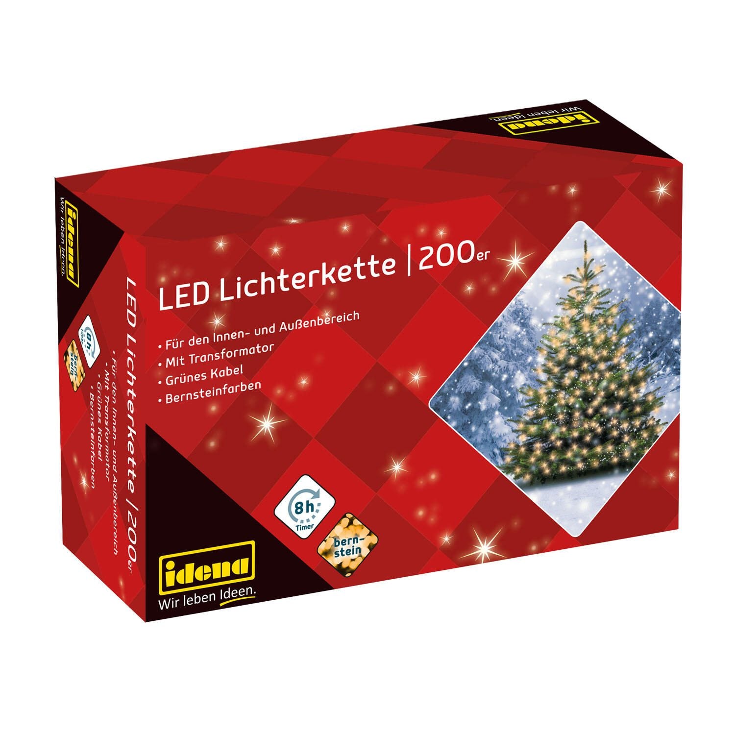 Idena Lichterkette 27.9 m dunkelgrün