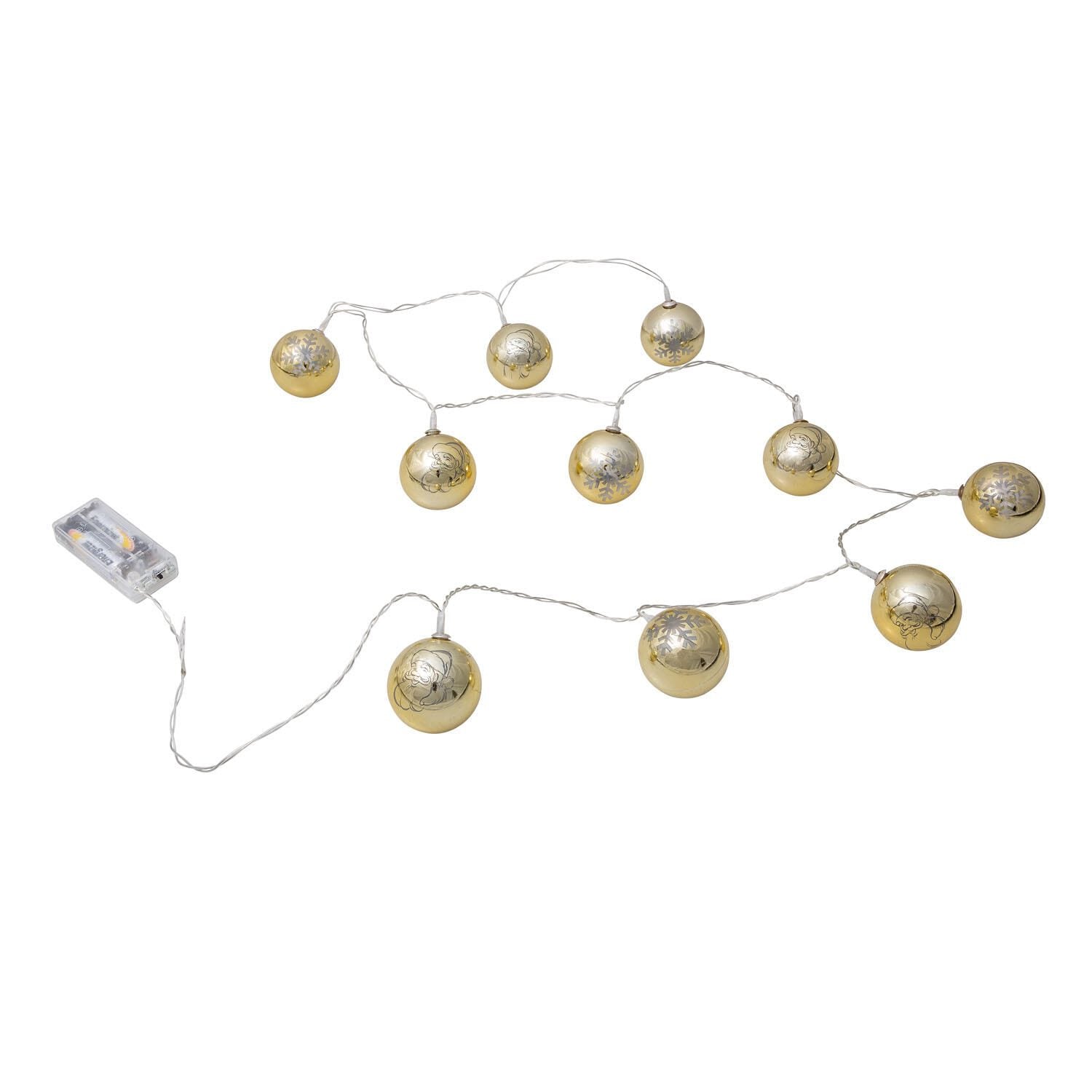Idena Lichterkette 1.65 m gold