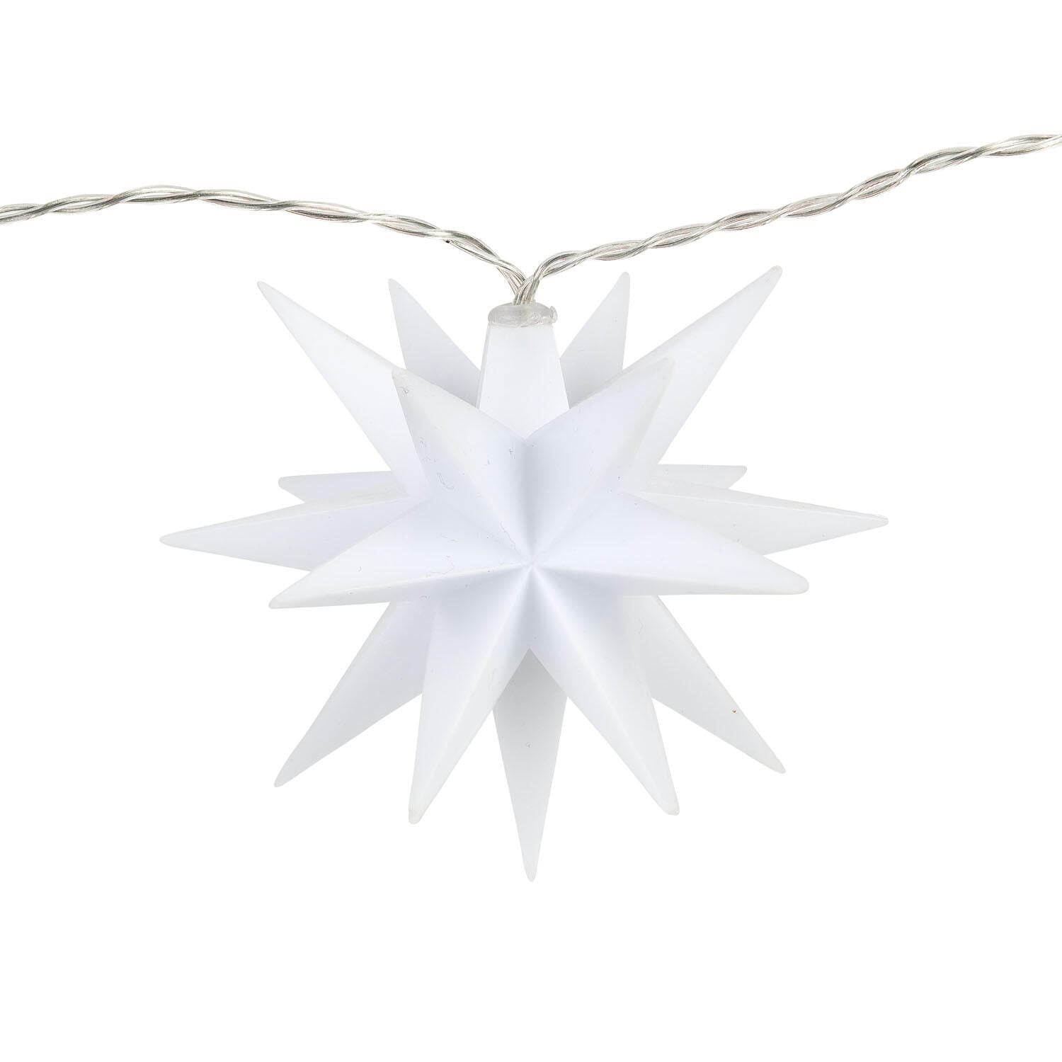 Idena Lichterkette 7.7 m weiß