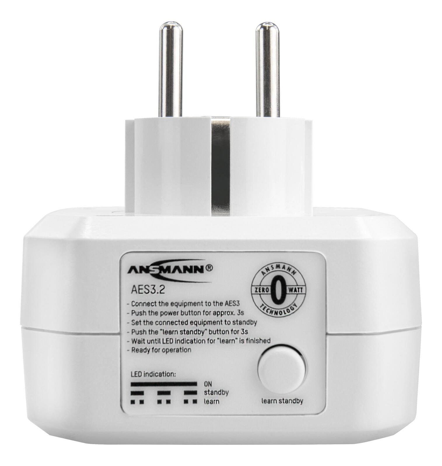 ANSMANN Standby-Energiesparsteckdose AES3.2 Standby