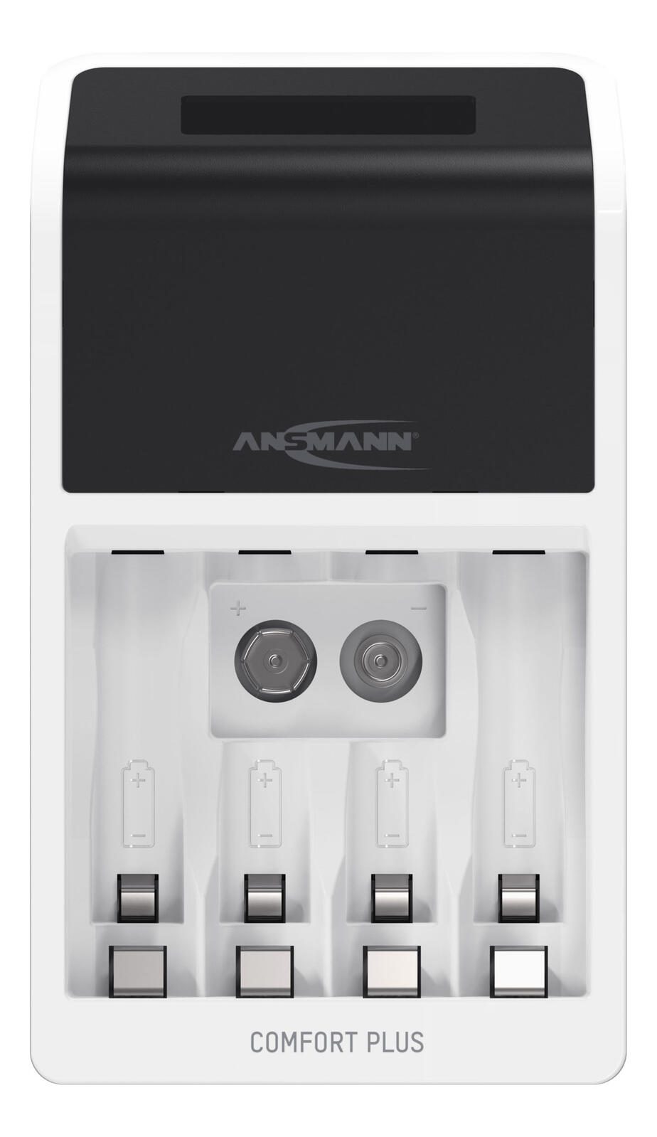 ANSMANN Akku-Ladegerät inkl. Akkus Comfort Plus + 4×AA Akku