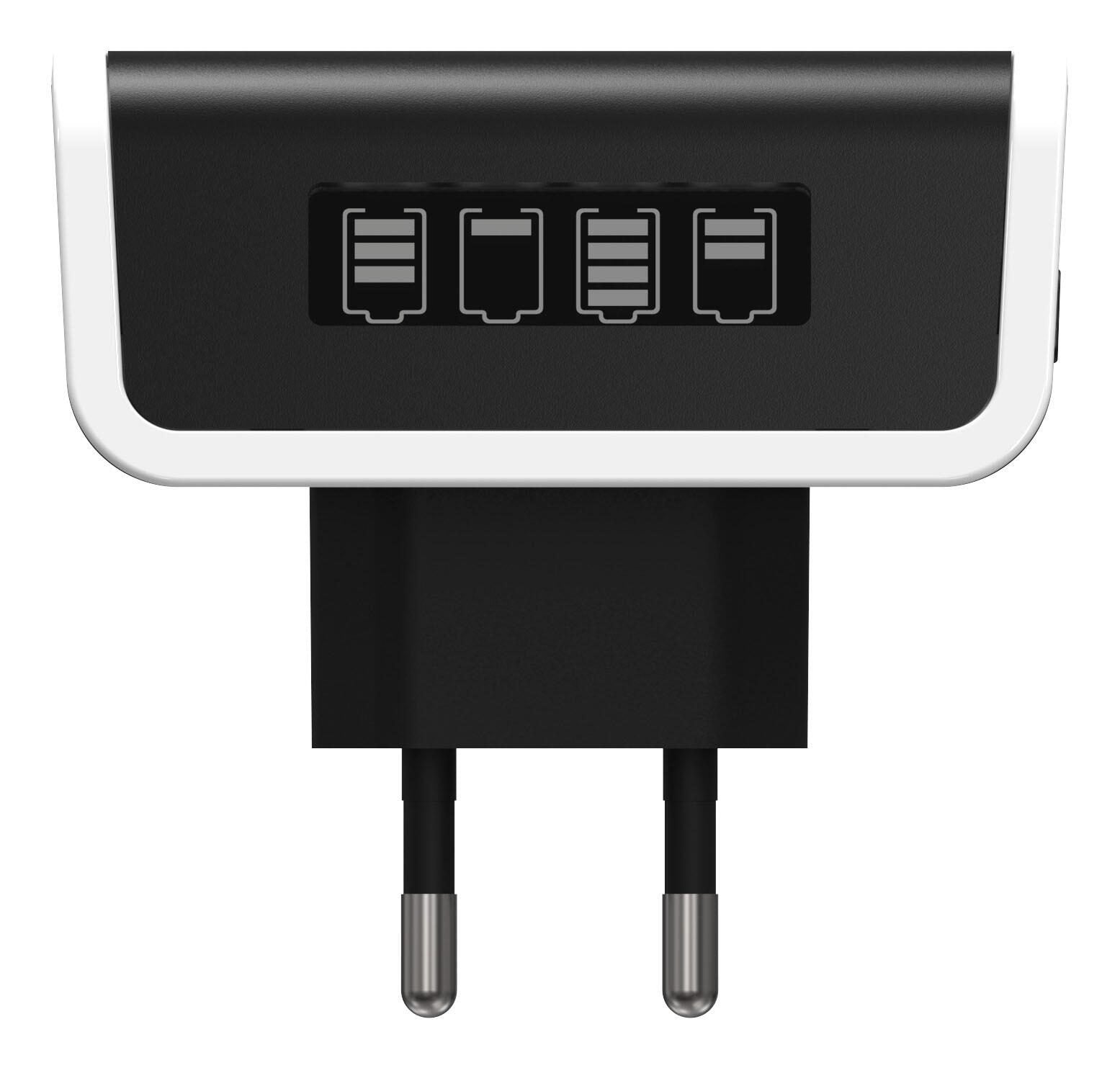 ANSMANN Akku-Ladegerät inkl. Akkus Comfort Plus + 4×AA Akku