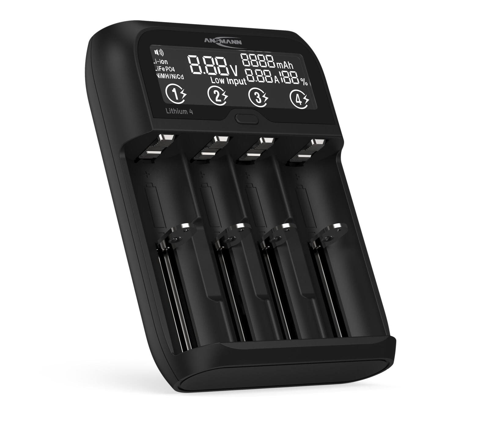 ANSMANN USB-Akku-Ladegerät Lithium 4