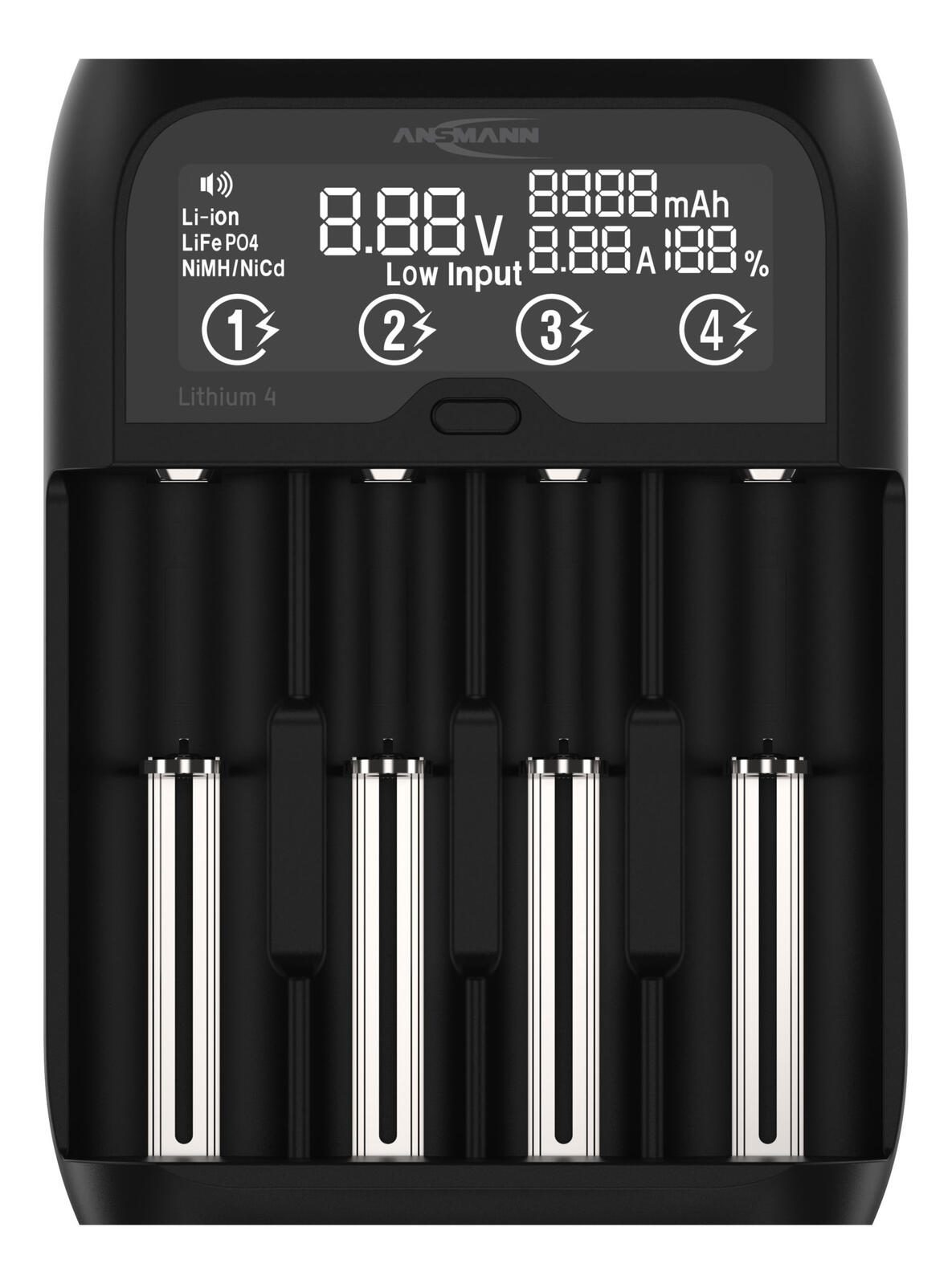ANSMANN USB-Akku-Ladegerät Lithium 4