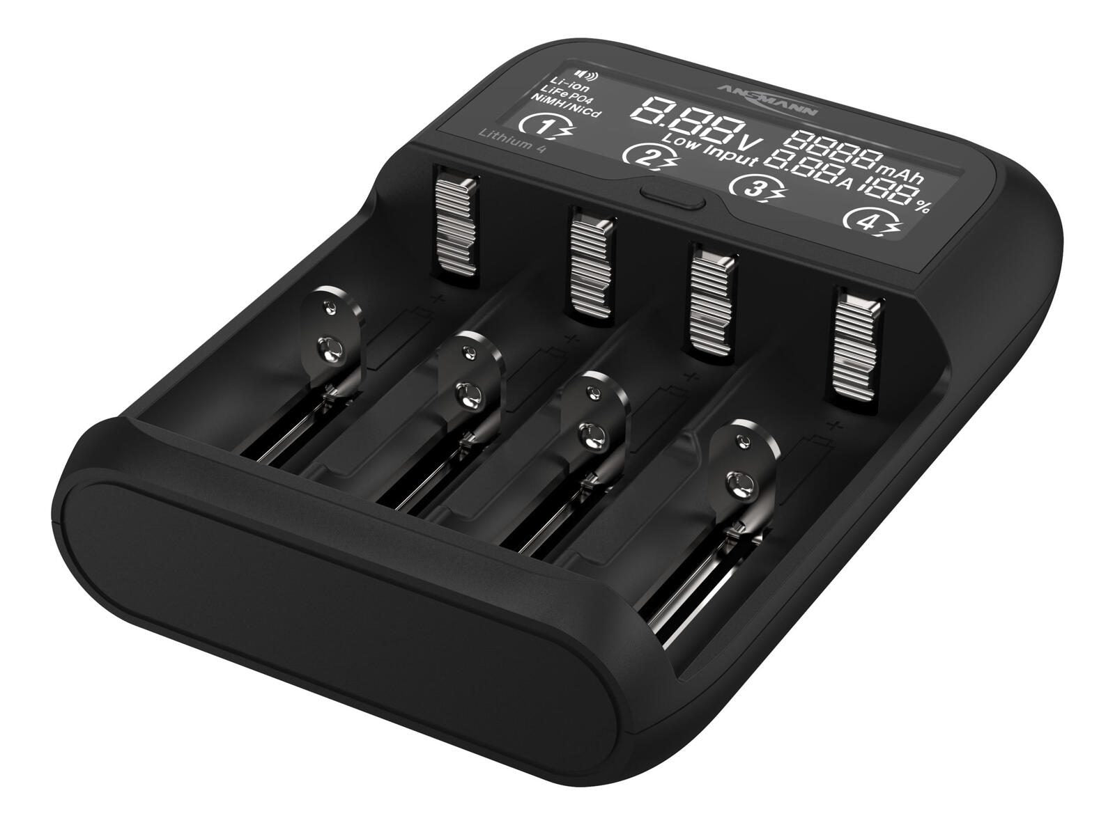 ANSMANN USB-Akku-Ladegerät Lithium 4