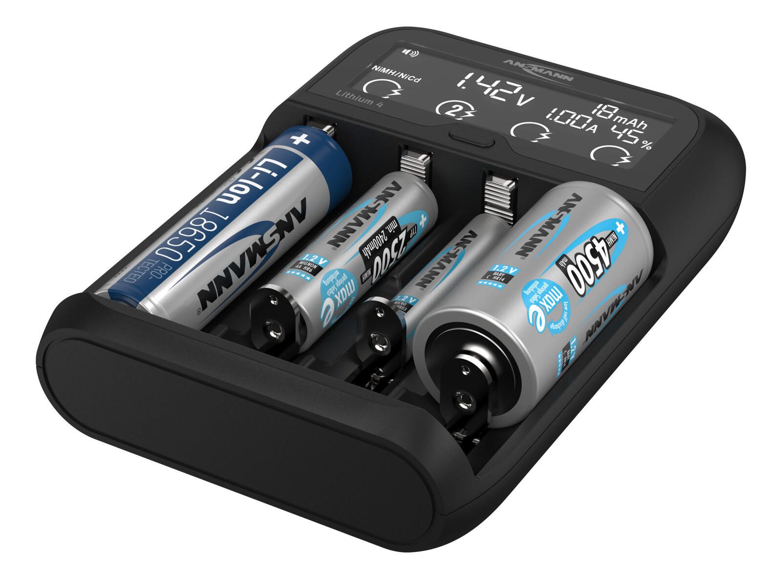 ANSMANN USB-Akku-Ladegerät Lithium 4