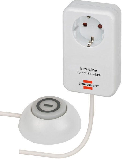 brennenstuhl Steckdose mit Fußschalter Eco-Line Comfort Switch
