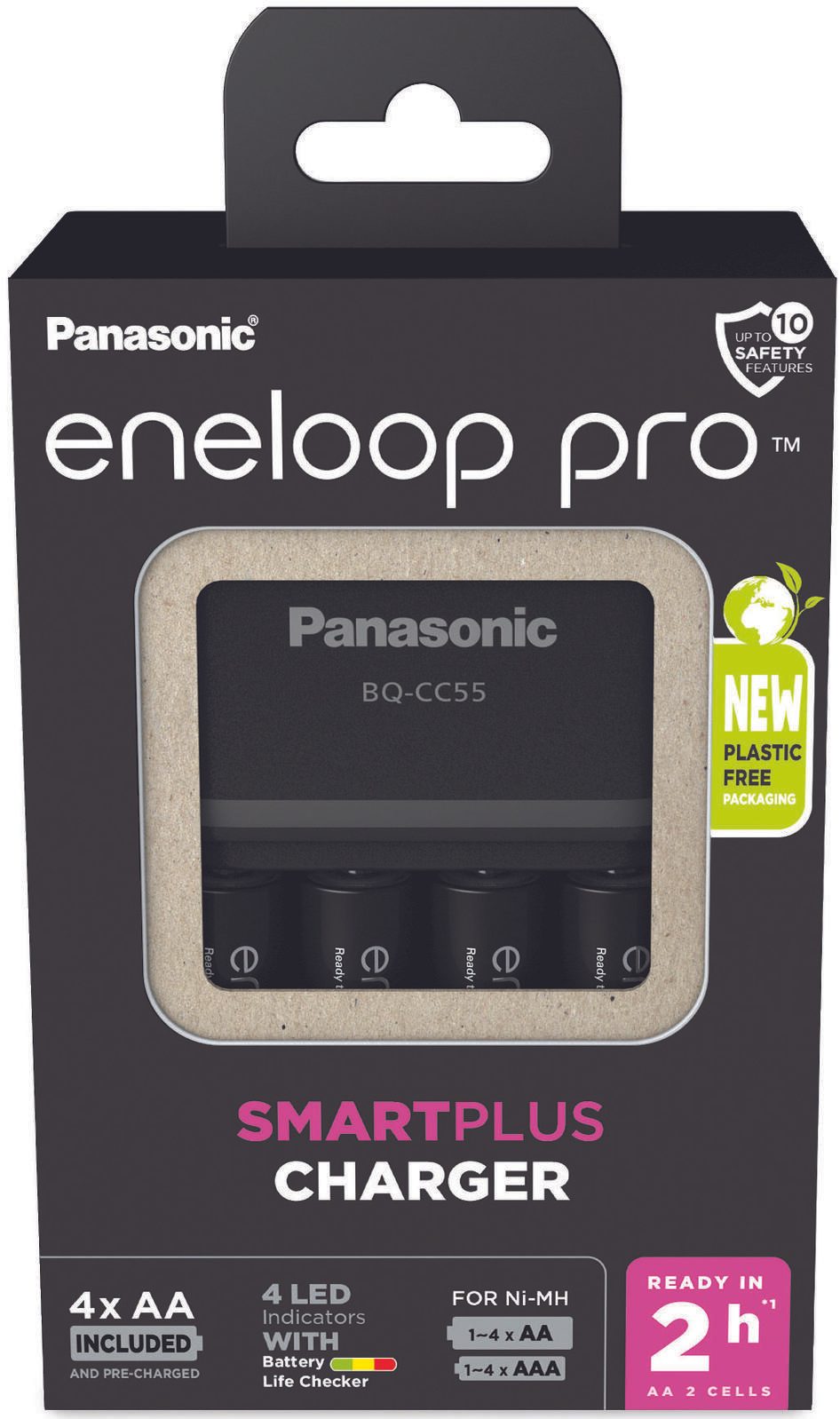 eneloop Akku-Ladegerät inkl. Akkus Smart Plus
