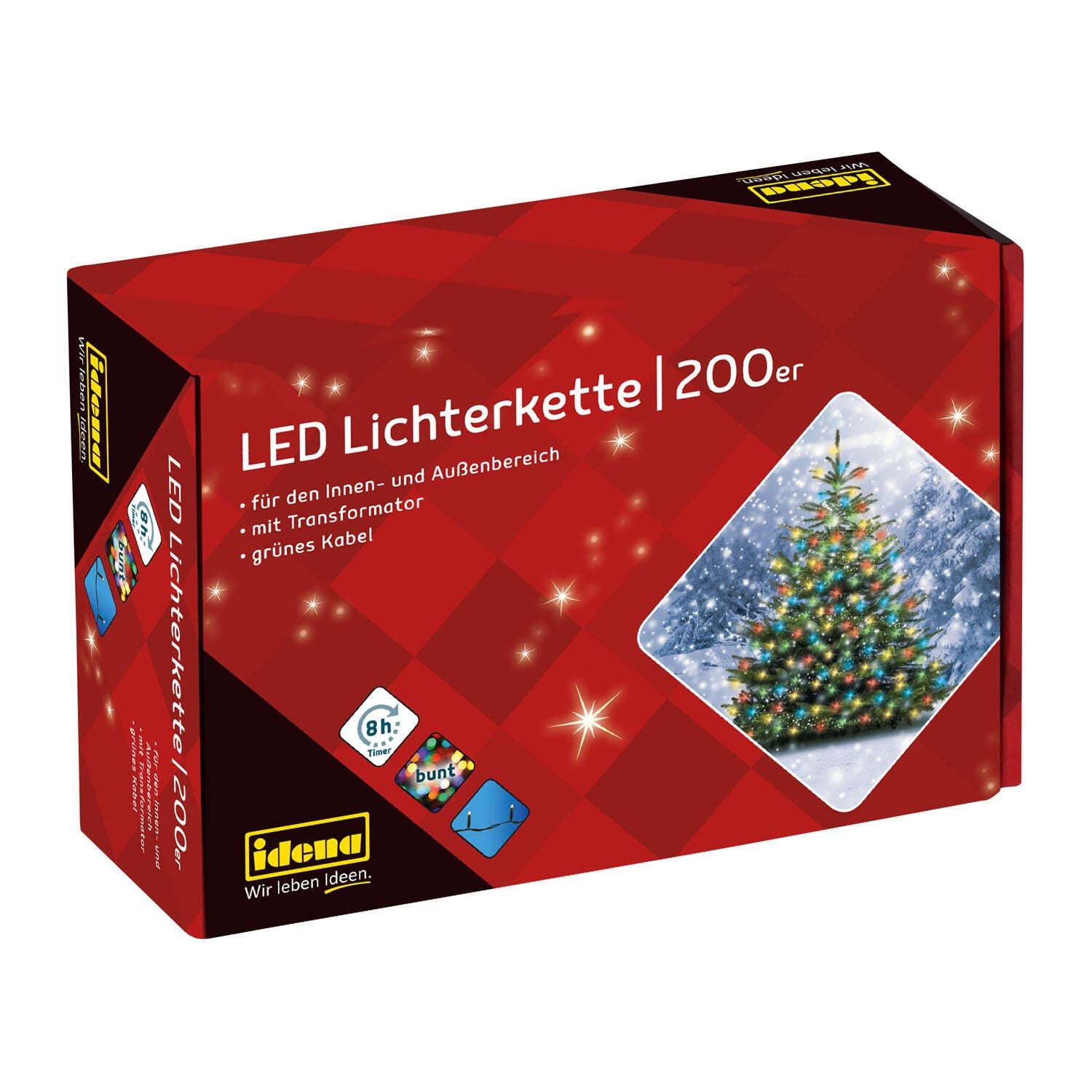 Idena Lichterkette 27.9 m schwarz