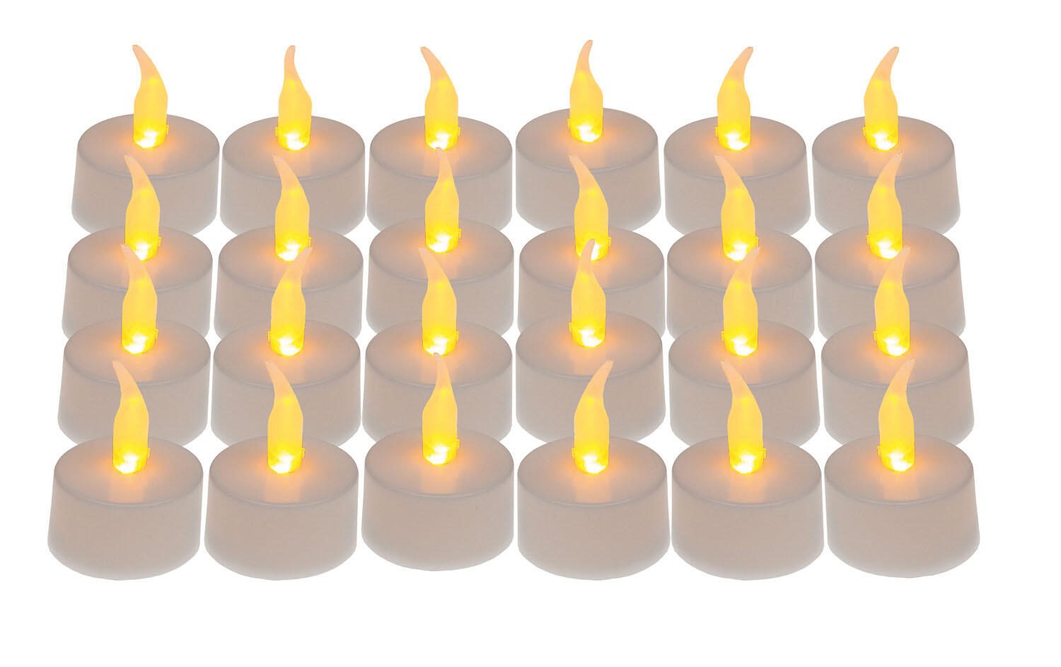 Idena LED-Teelichter 4.8 cm weiß