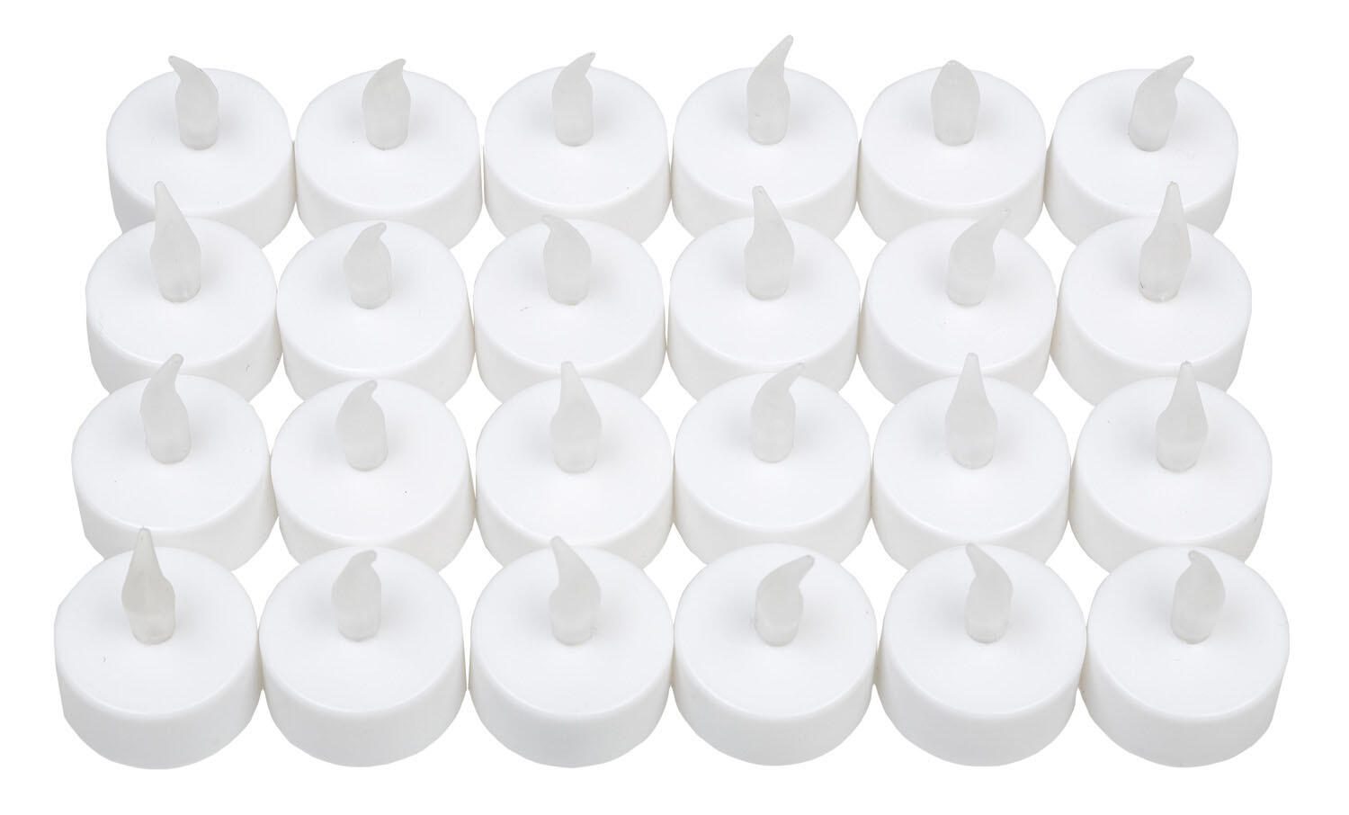 Idena LED-Teelichter 4.8 cm weiß