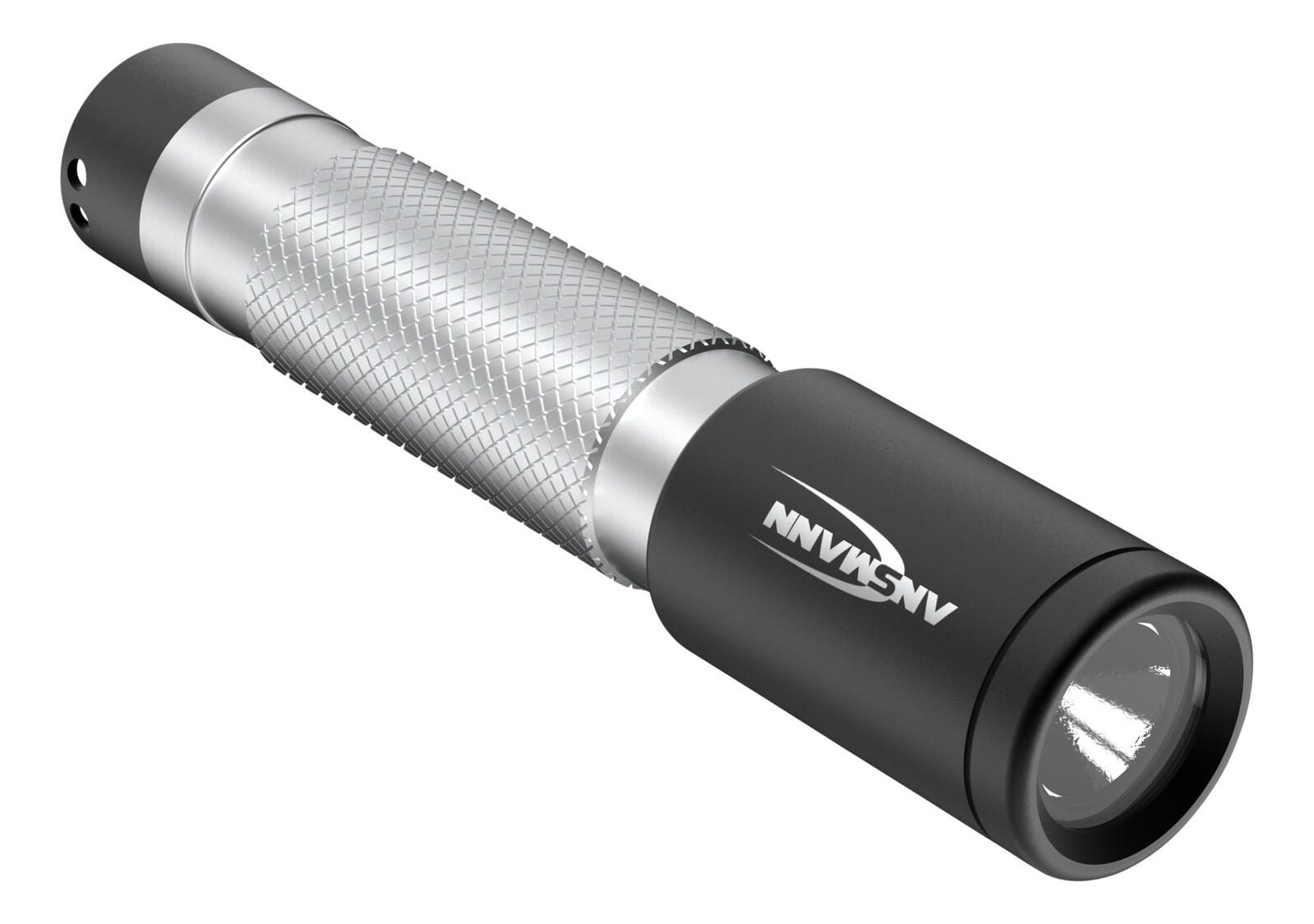 ANSMANN Taschenlampe silber