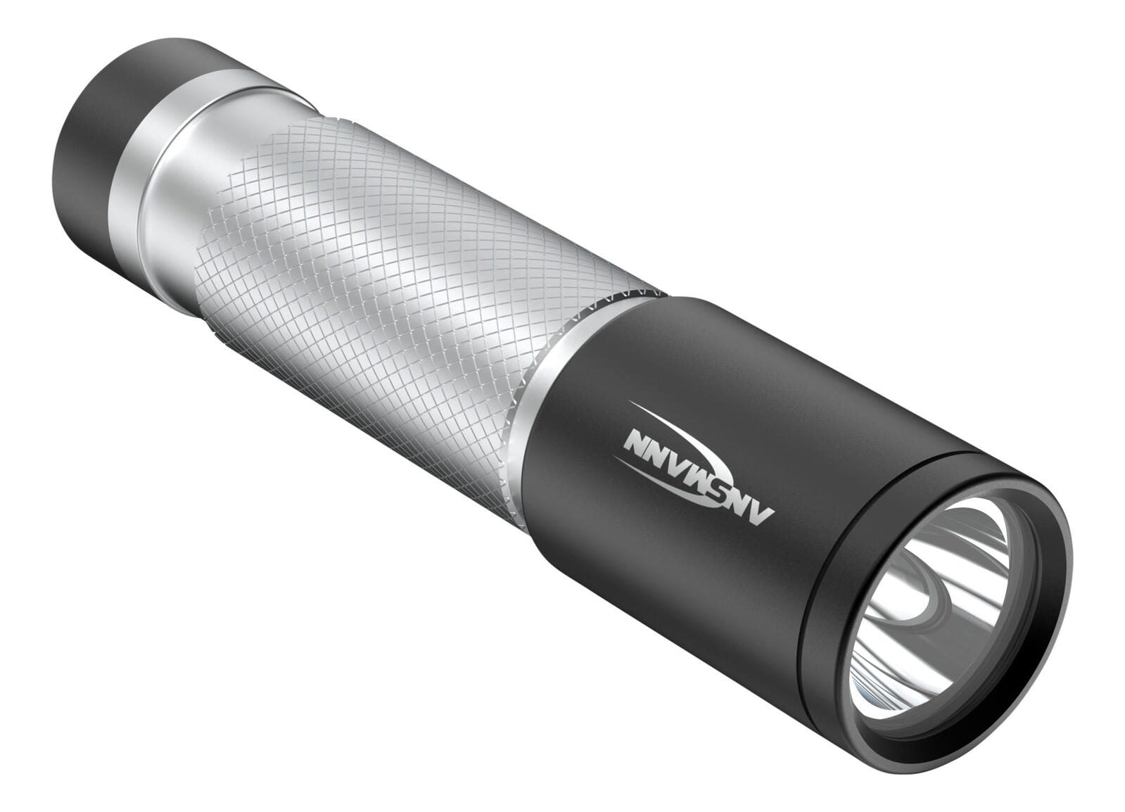 ANSMANN Taschenlampe silber