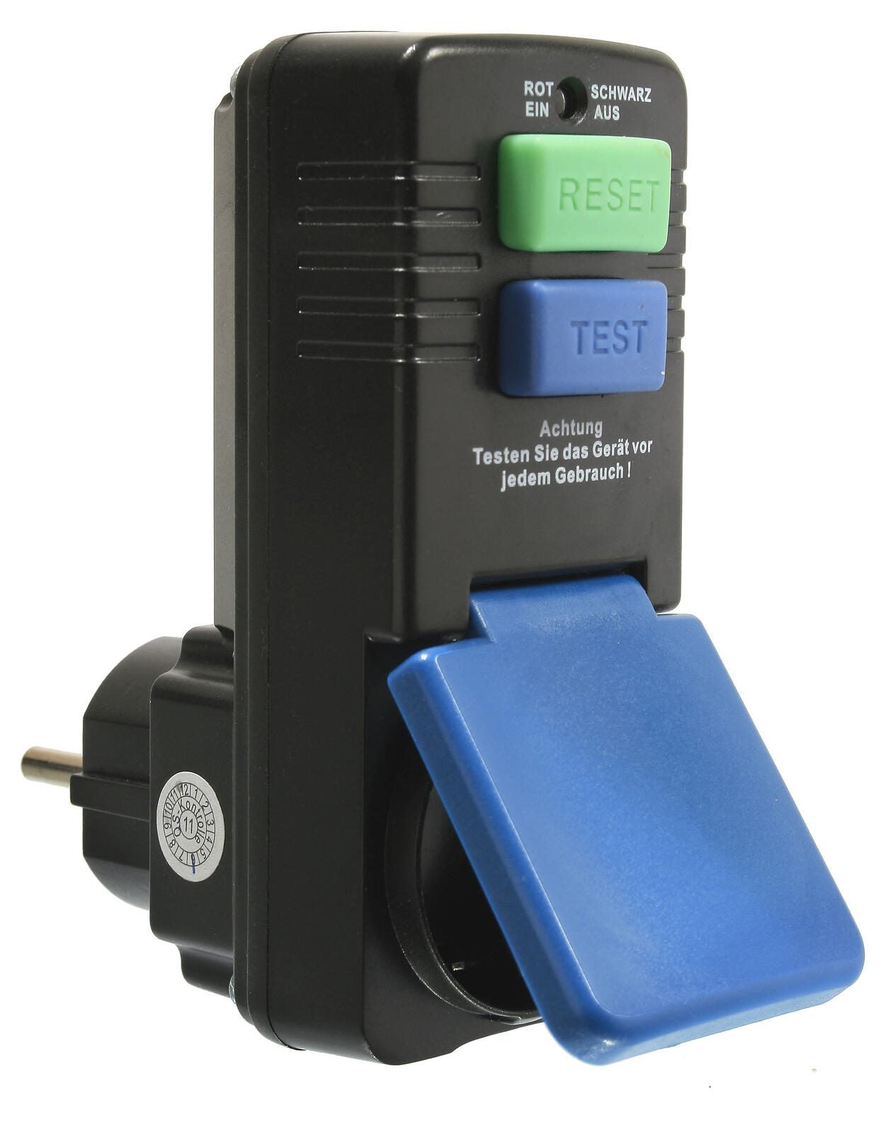 as-Schwabe Überspannungsschutzadapter schwarz