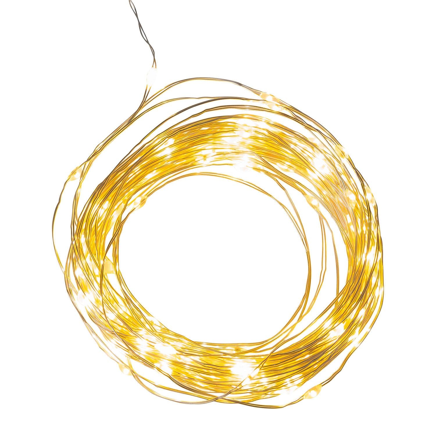 Idena Lichterkette 13.5 m silber
