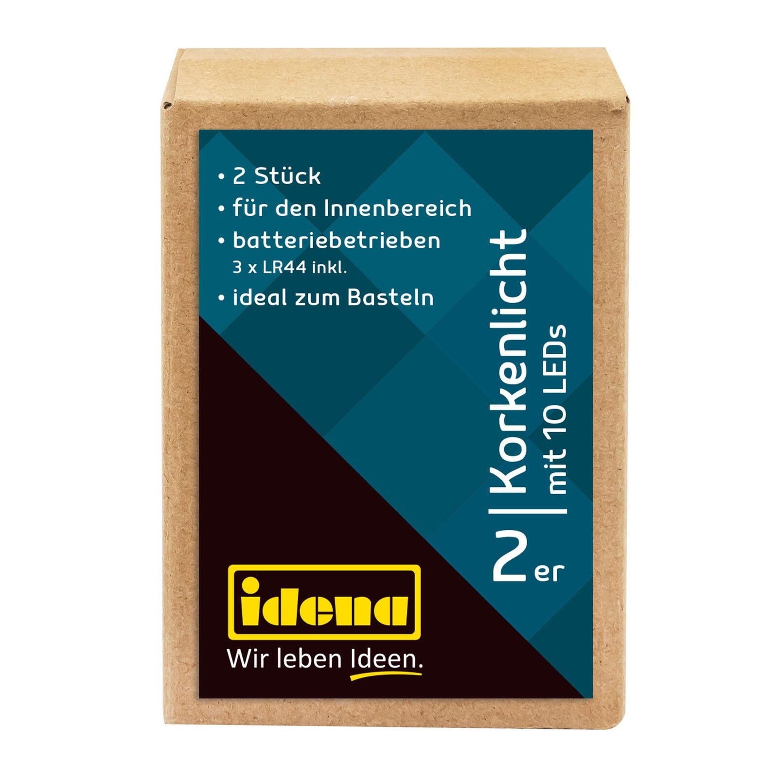 Idena Lichterketten 90 cm gold