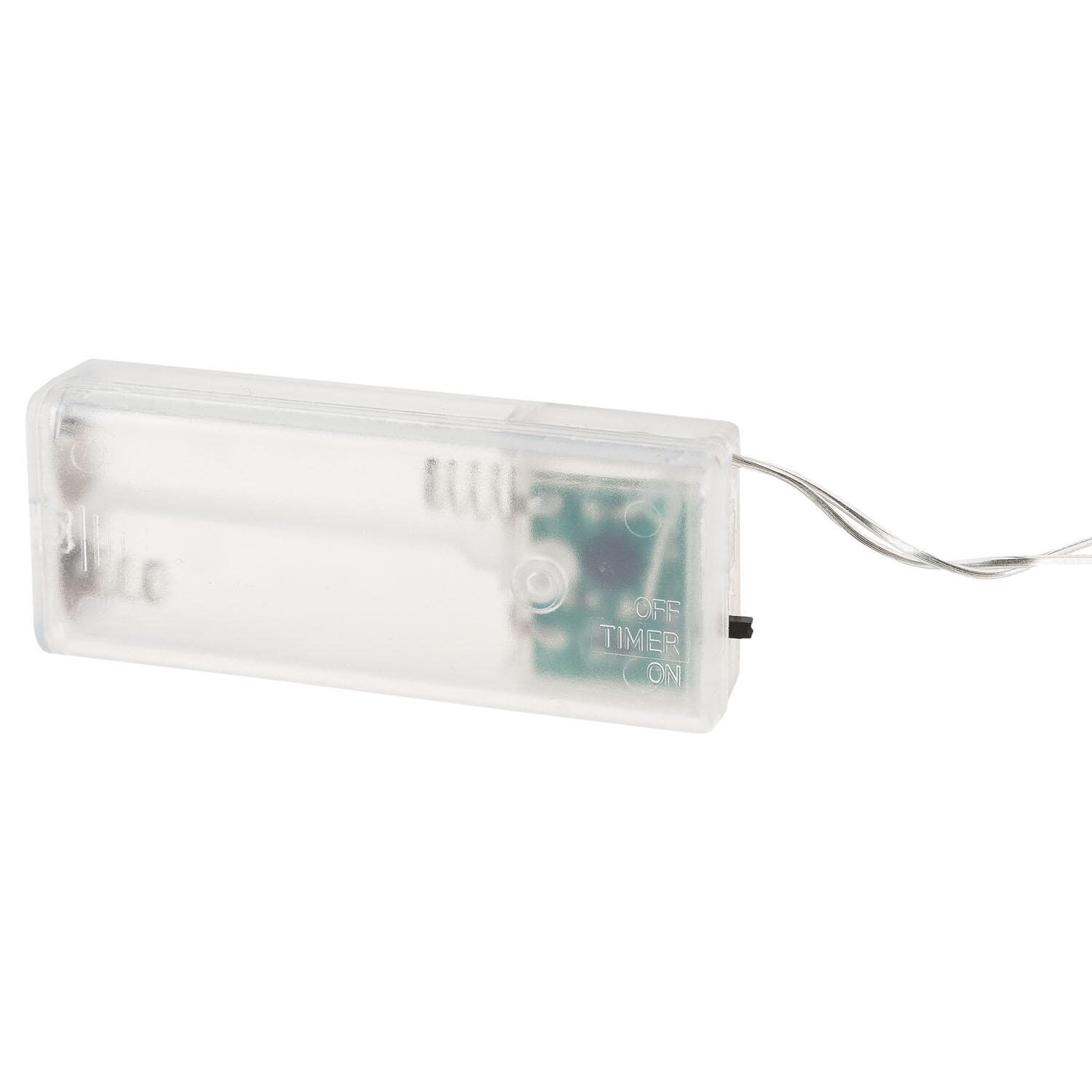 Idena Lichterkette 110 cm transparent