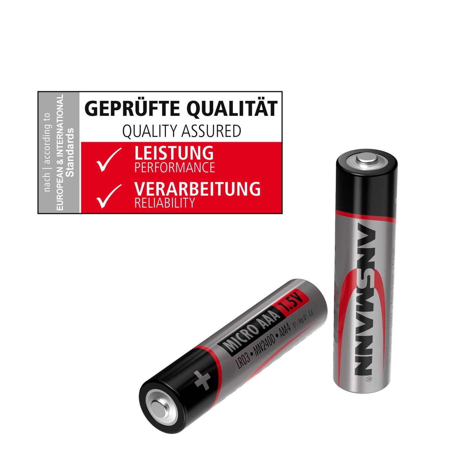 ANSMANN Batterien Micro AAA 1.5 V