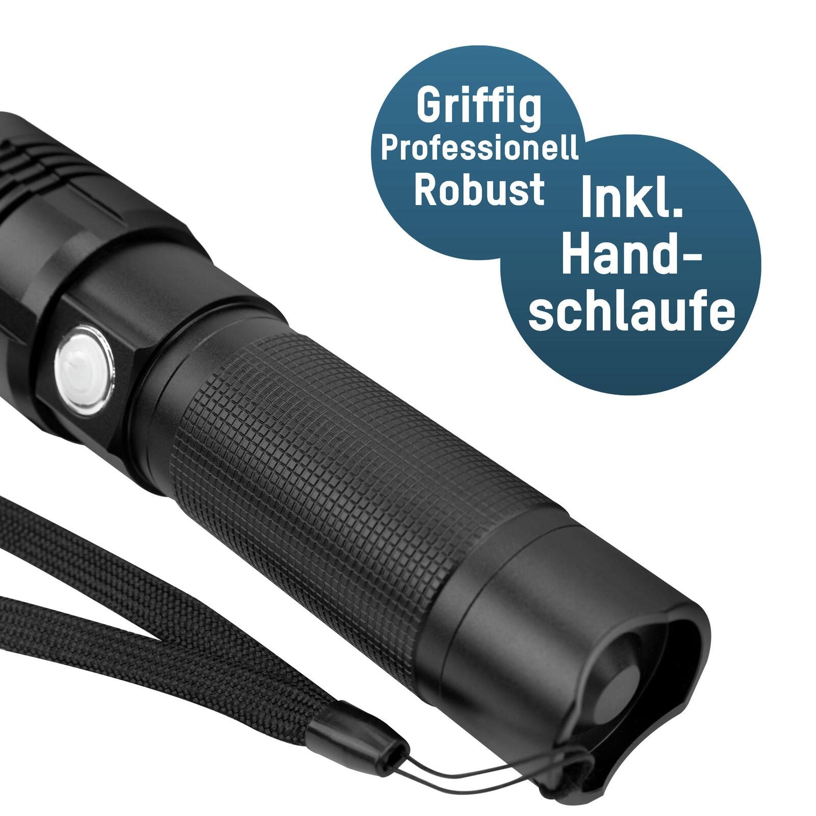 ANSMANN Taschenlampe schwarz