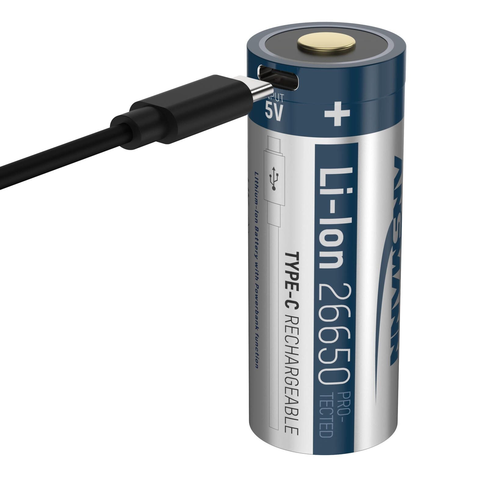 ANSMANN Akku mit Ladegerät 26650 3.6 V