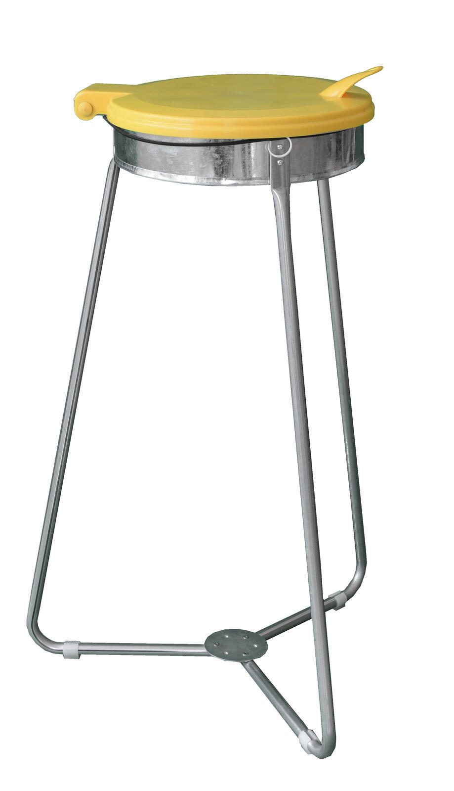 Müllsackständer 70,0 - 120,0 l gelb, silber