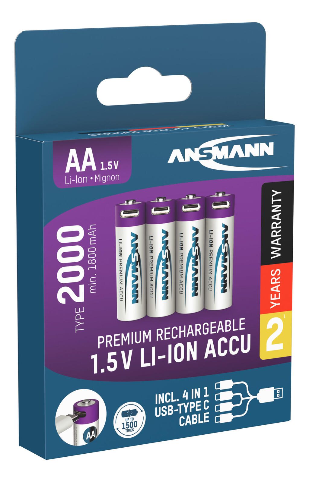 ANSMANN Akkus Mignon AA 1.5 V