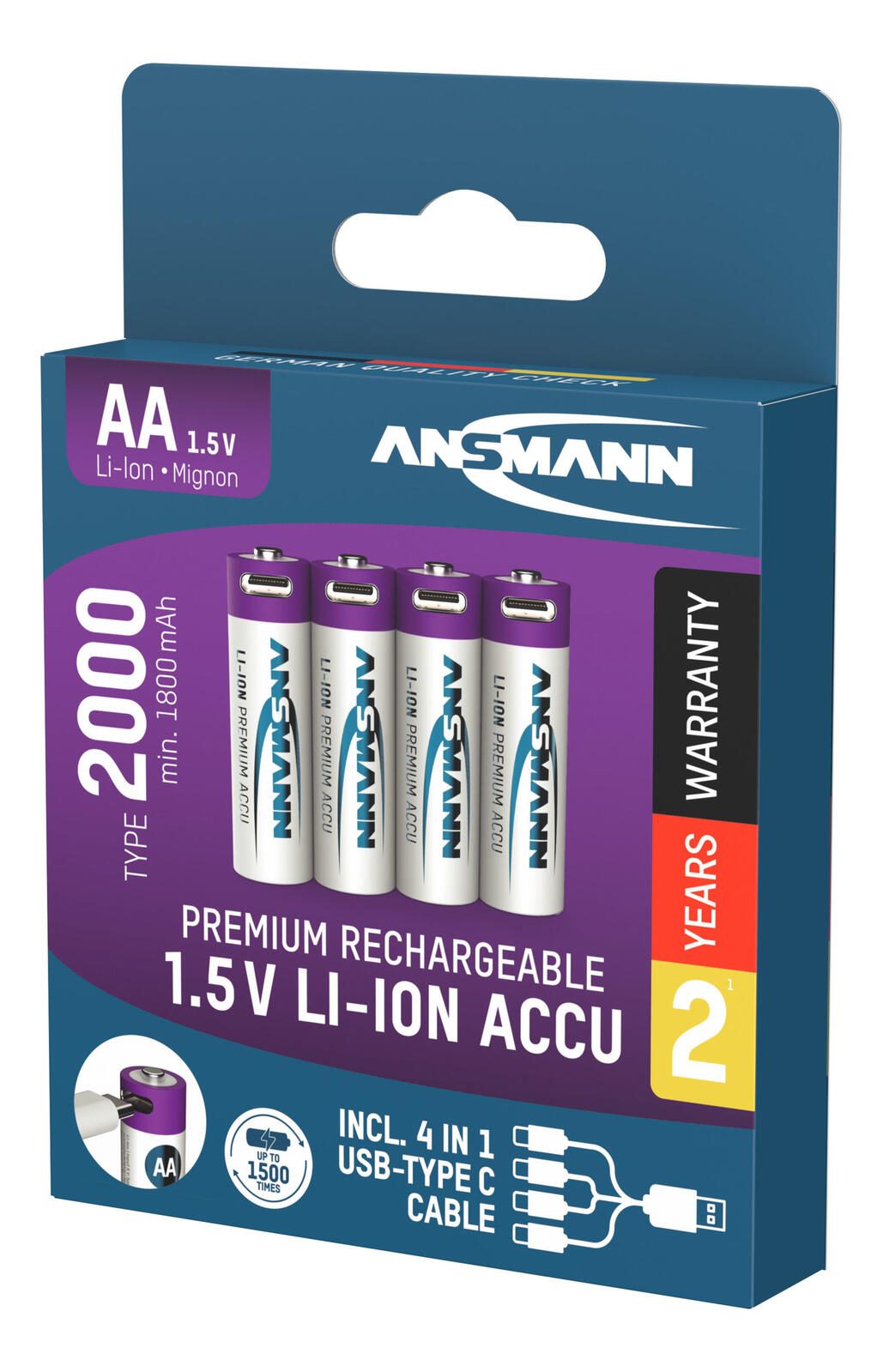 ANSMANN Akkus Mignon AA 1.5 V