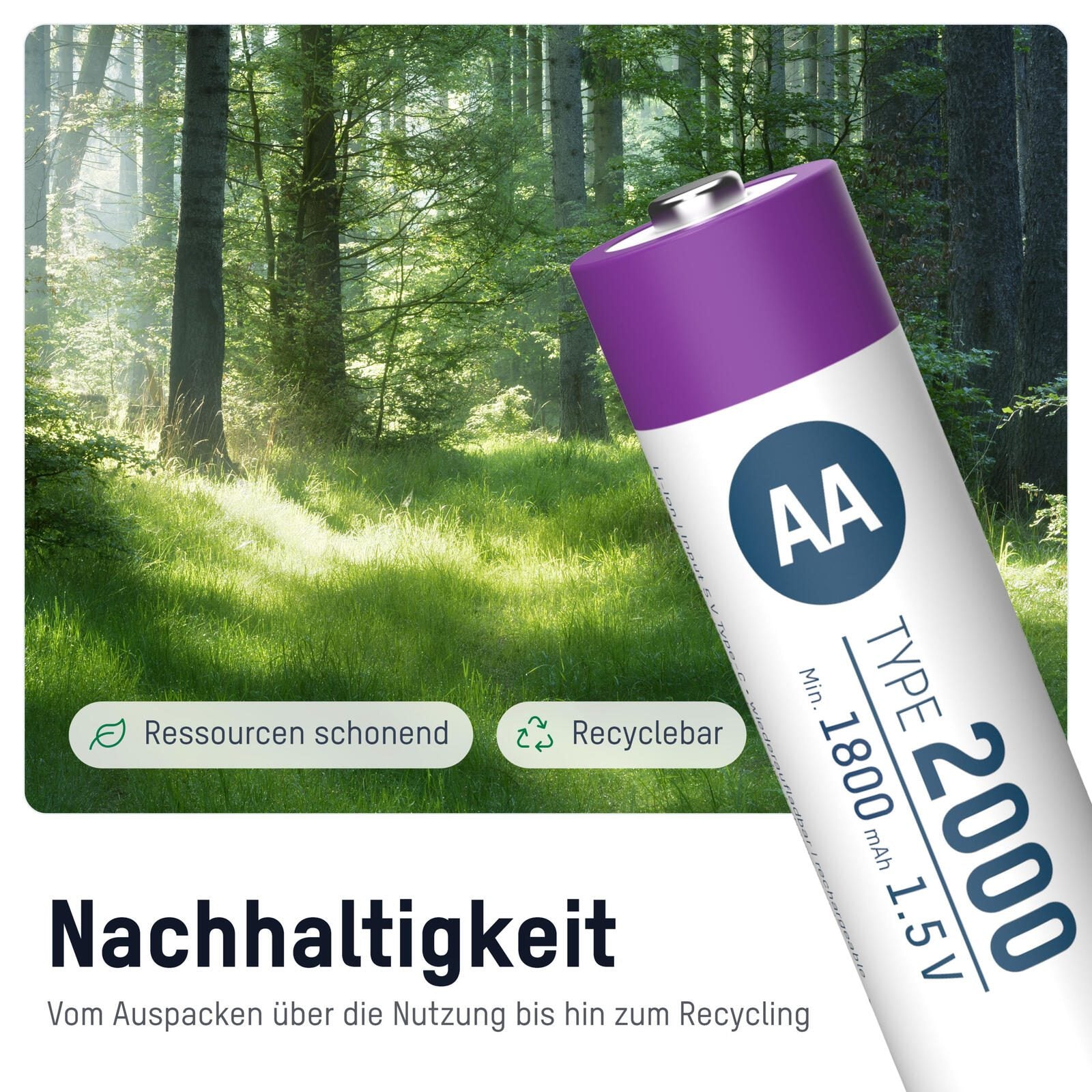 ANSMANN Akkus Mignon AA 1.5 V