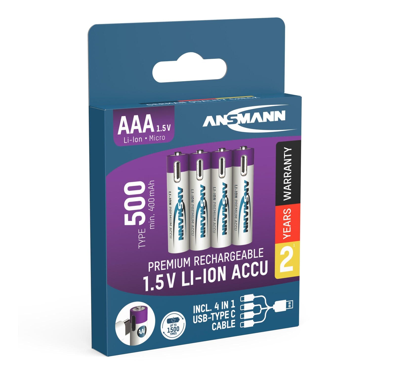 ANSMANN Akkus Micro AAA 1.5 V