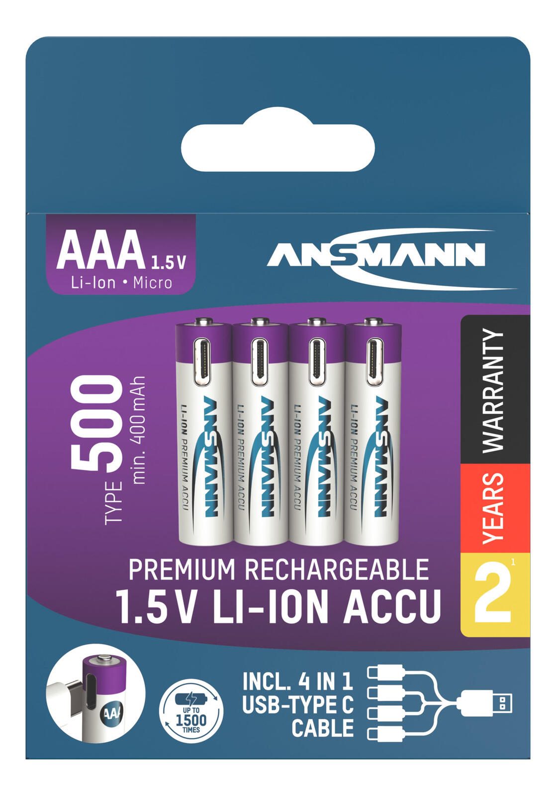 ANSMANN Akkus Micro AAA 1.5 V