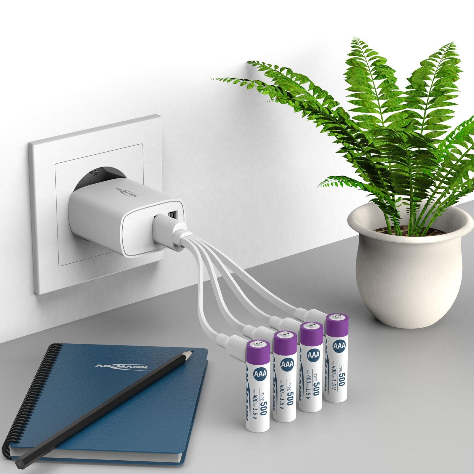 ANSMANN Akkus Micro AAA 1.5 V