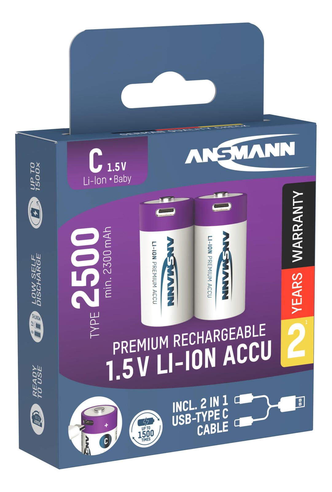 ANSMANN Akkus Baby C 1.5 V