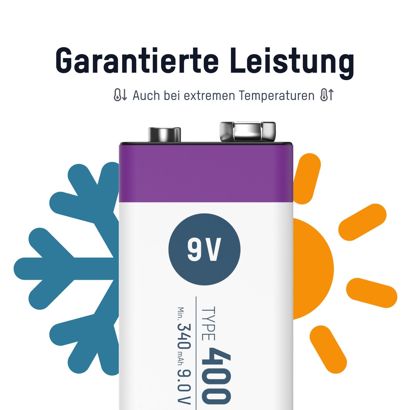 ANSMANN Akkus E-Block 9 V