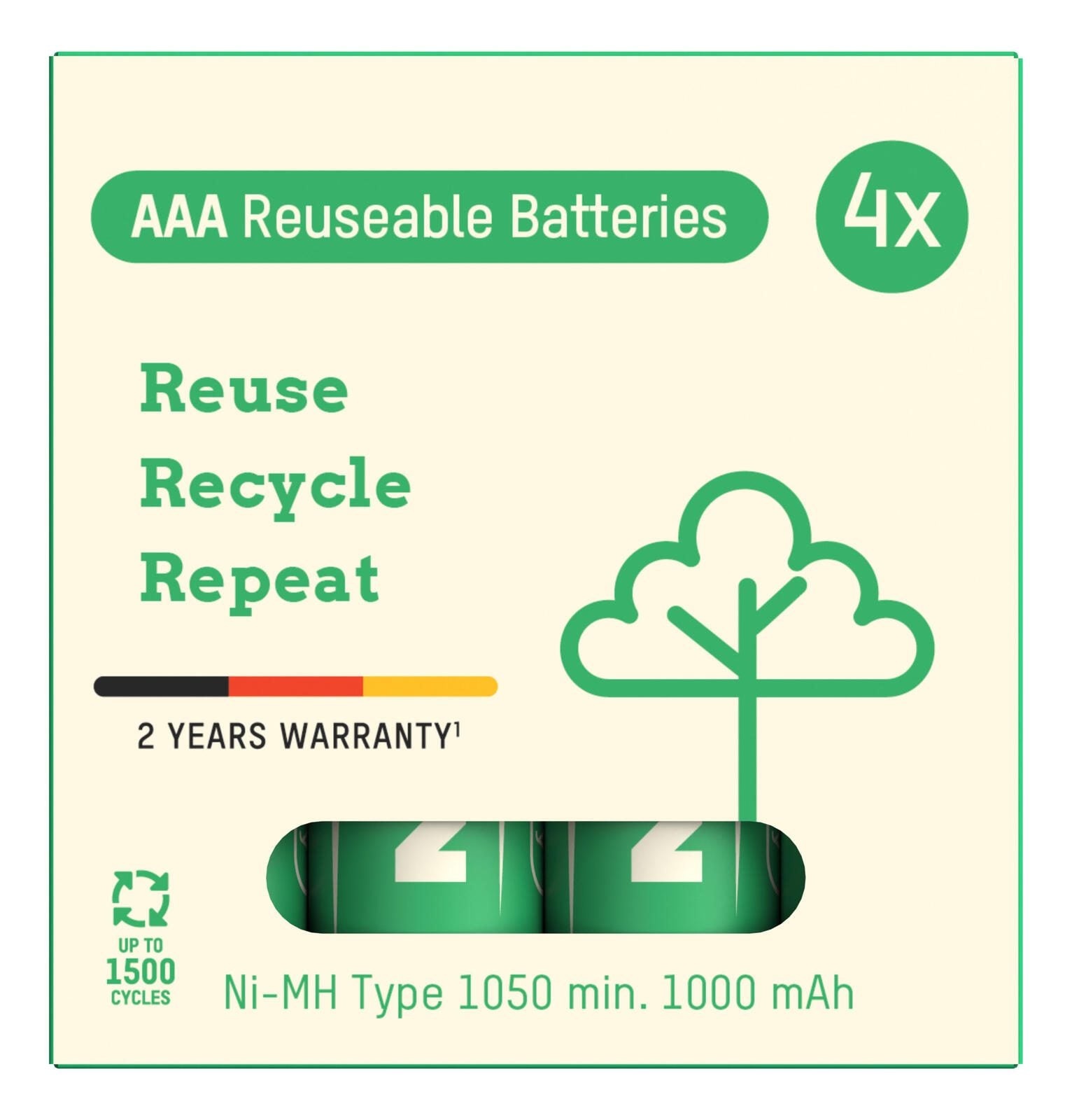 ANSMANN Batterien Micro AAA 1.2 V