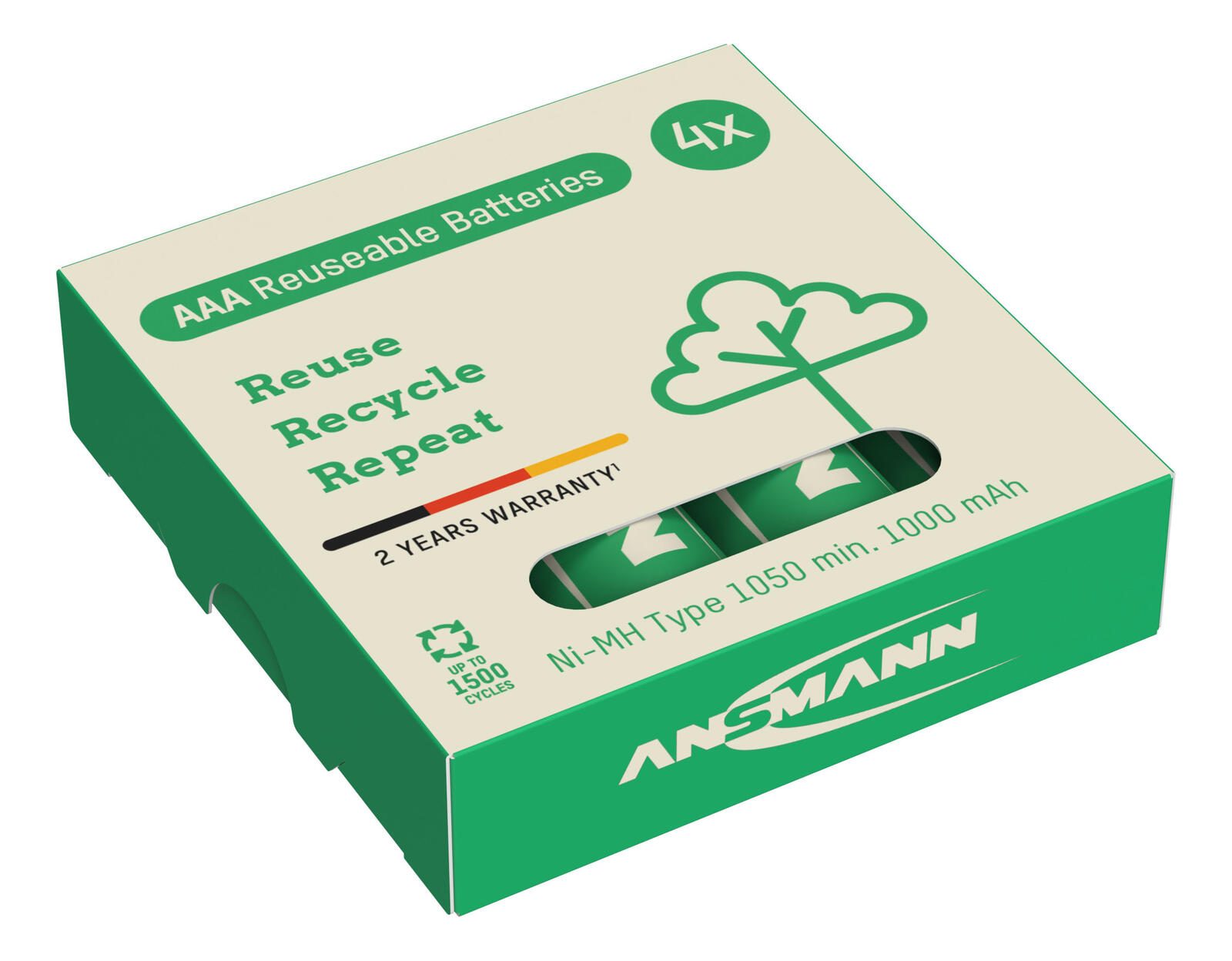 ANSMANN Batterien Micro AAA 1.2 V